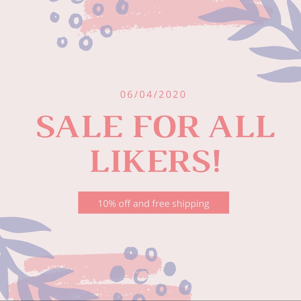 SALE FOR ALL LIKERS!!!